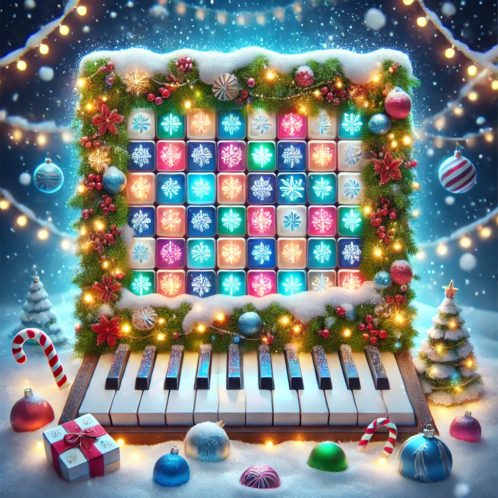 Christmas Magic Piano Tiles Snowy